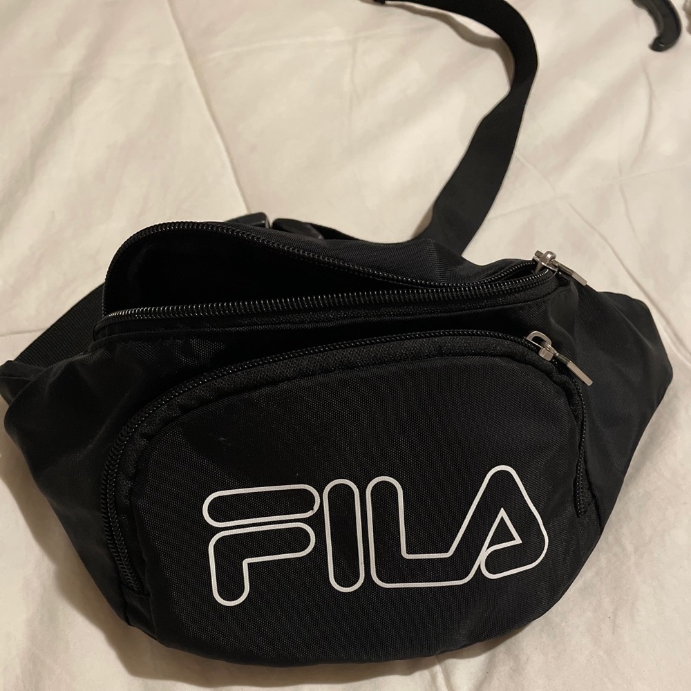Black Fila Fanny Pack